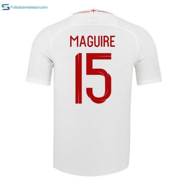 Camiseta Inglaterra 1ª Maguire 2018 Blanco